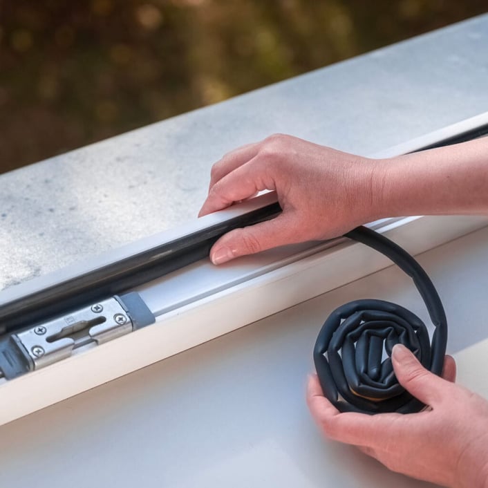 Замена уплотнителя на окнах